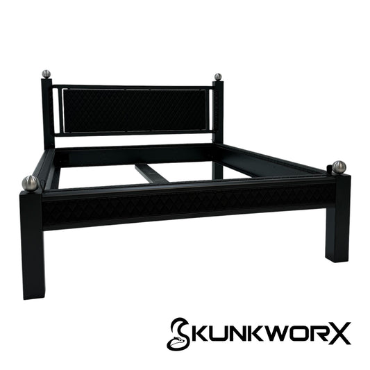 Classic-Design-Bett „Sahara Black“ – 160x200 cm