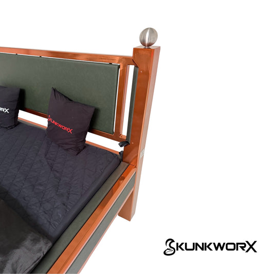 Classic Bett - SPECIAL EDITION „Candy Copper & Deep Green“ 160x200cm
