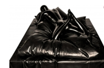 Latex-Bettwäsche Komplett Set (inkl. 1x Laken in 100x200cm)