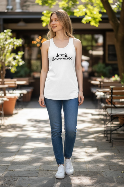 Skunkworx Tanktop mit Bett Logo