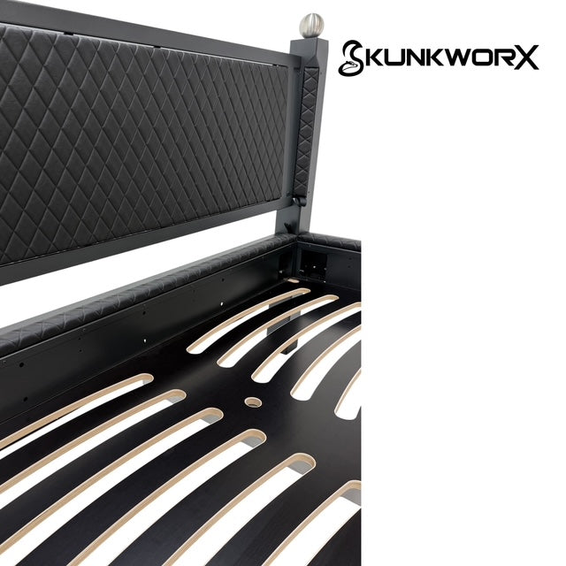 Classic-Design-Bett „Sahara Black“ – 160x200 cm