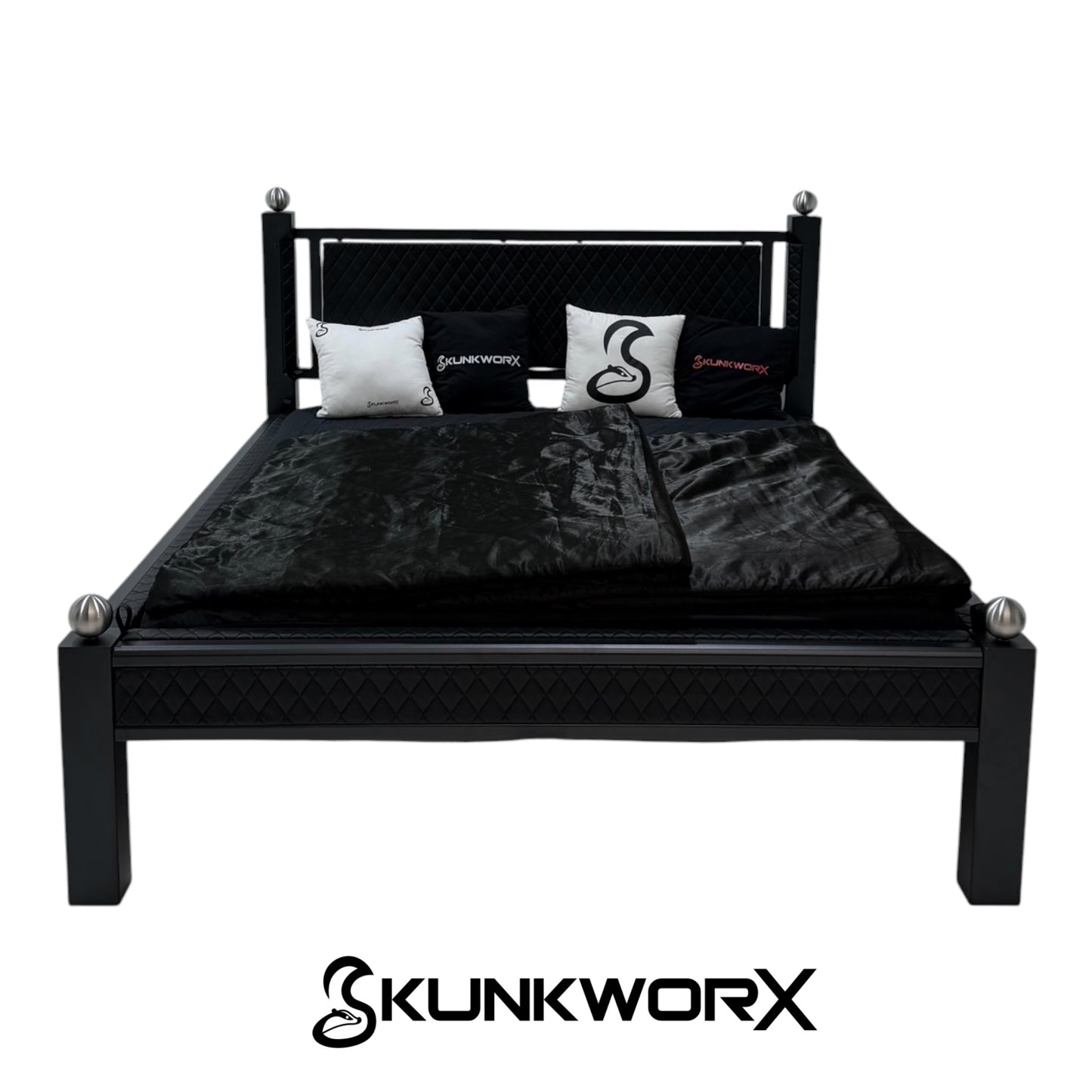 Classic-Design-Bett „Sahara Black“ – 160x200 cm