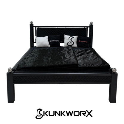 Classic-Design-Bett „Sahara Black“ – 160x200 cm