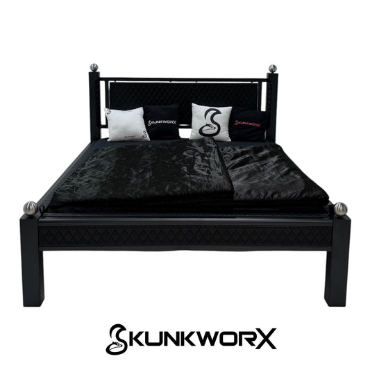 Classic-Design-Bett „Sahara Black“ – 160x200 cm