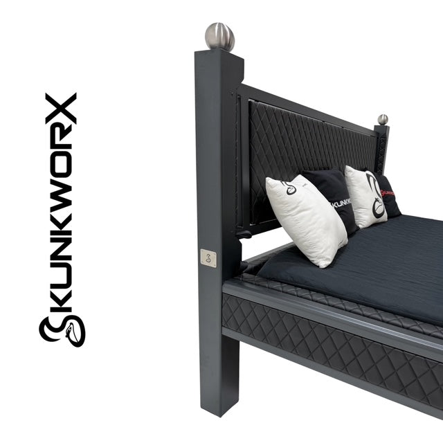 Classic-Design-Bett „Sahara Black“ – 160x200 cm